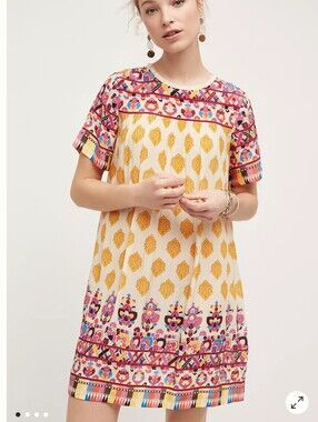 Anthropologie Tanvi Kedia Caltha Swing Dress #3676